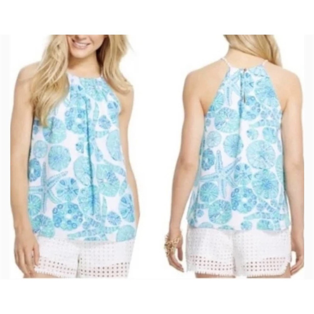 Lilly Pulitzer for TARGET Blue Sea‎ Urchin Tank Top